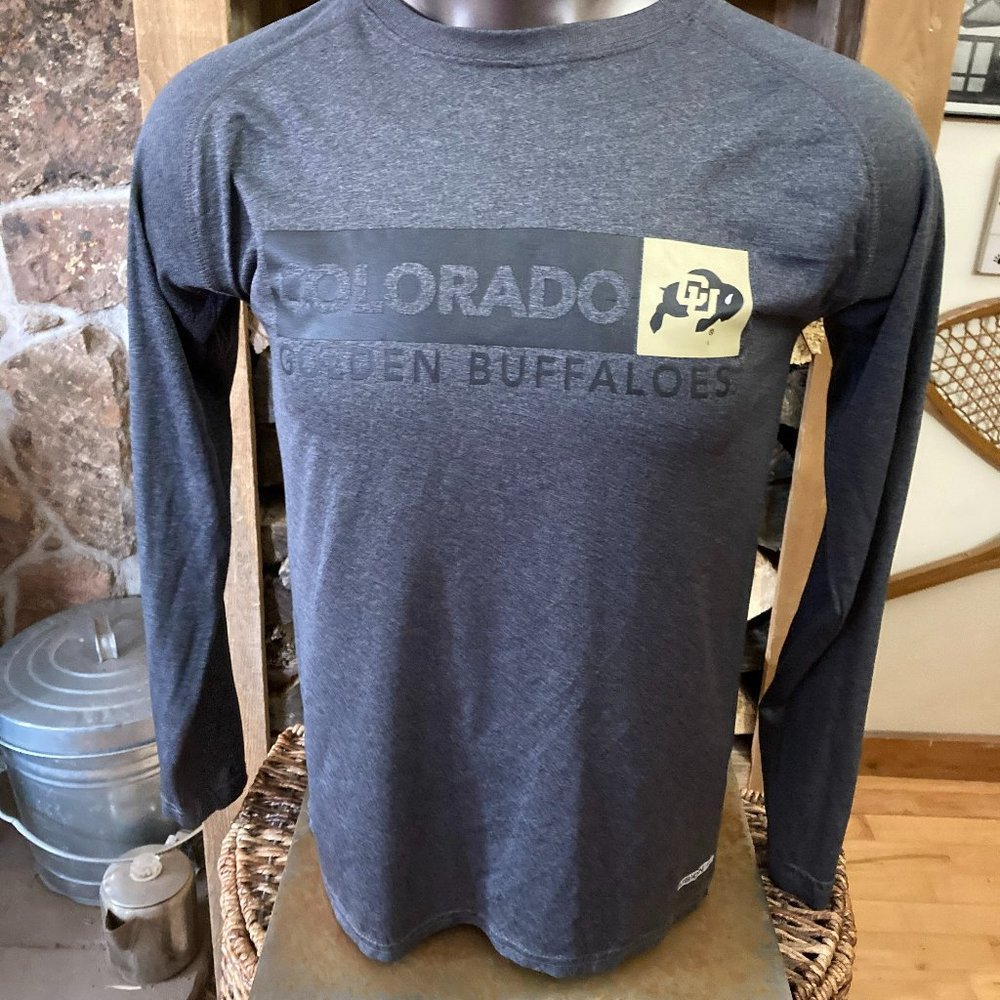 Colorado Golden Buffaloes Buffs University College School CU medium M longsleeve
